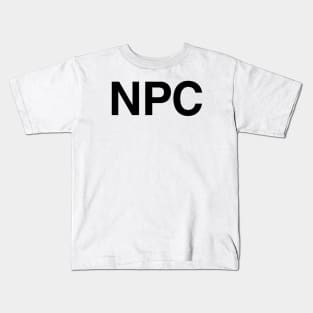 NPC (Black) Kids T-Shirt